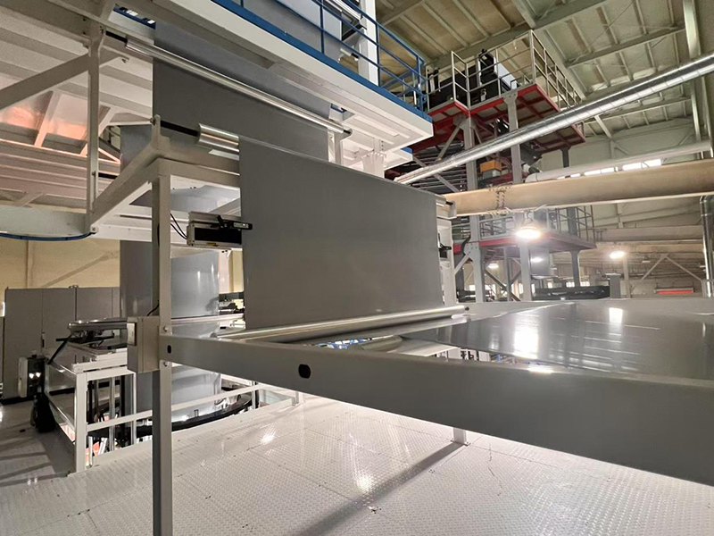 five layer blown film machine